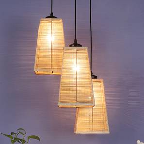 Gage Beige Bamboo Cluster Hanging Light-image-10