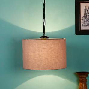 Drew Grey Fabric Hanging Light-image-45