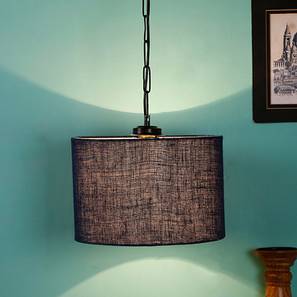 Drake Blue Natural Fiber Hanging Light-image-43