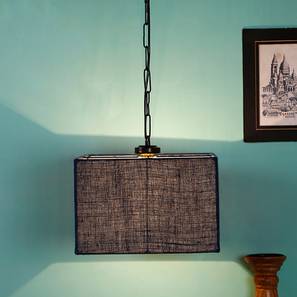 devansh Conrad Blue Natural Fiber Hanging Light-picture-10