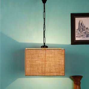 devansh Kenzo Beige Natural Fiber Hanging Light-picture-14