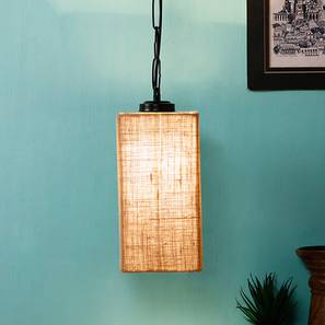 Pendant Lights Design Arjun Beige Jute  Natural Fiber  Hanging Light (Beige)