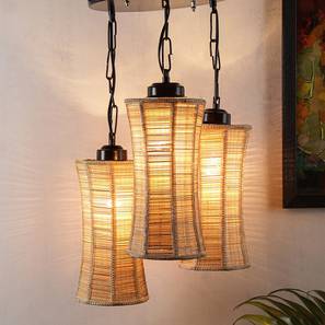 Shiloh Beige Bamboo Cluster Hanging Light-image-6