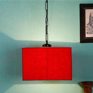 Huxley Red Fabric Hanging Light-image-40