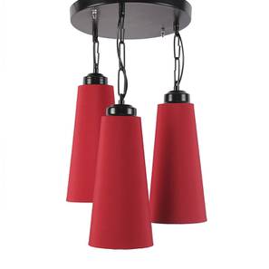 Ridge Red Fabric Cluster Hanging Light-image-30
