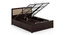 Ritz Solid Wood Hydraulic Storage Bed (Mahogany Finish, King Bed Size) by Urban Ladder - Dimension - 