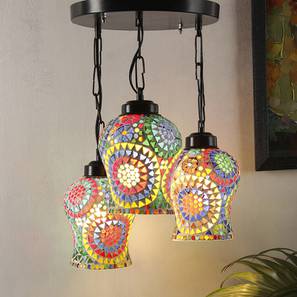 Baker Multicolor Glass Cluster Hanging Light-image-3