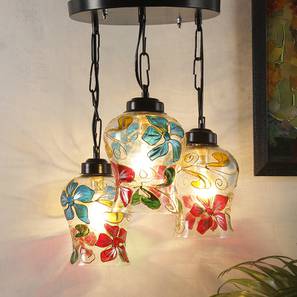 devansh Casey Multicolor Glass Cluster Hanging Light-picture-10