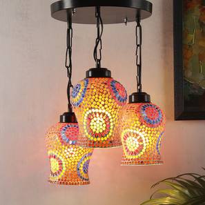 devansh Zachariah Multicolor Glass Cluster Hanging Light-picture-13