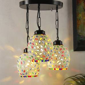 devansh Phillip Multicolor Glass Cluster Hanging Light-picture-14