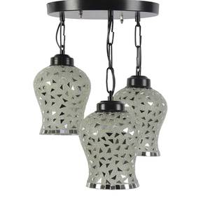 Deacon Multicolor Glass Cluster Hanging Light