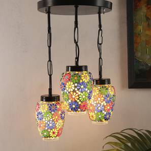 devansh Eden Multicolor Glass Cluster Hanging Light-picture-14