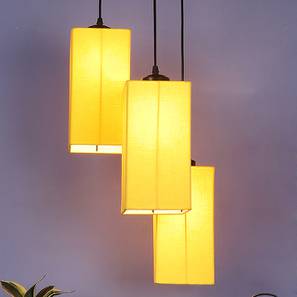 devansh Zyaire Yellow Fabric Cluster Hanging Light-picture-18