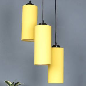 devansh Callan Yellow Fabric Cluster Hanging Light-picture-19