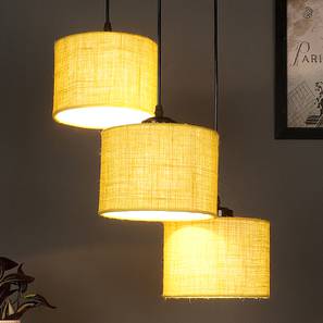devansh Kendrick Yellow Natural Fiber Cluster Hanging Light-picture-18