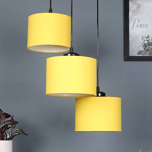 devansh Pedro Yellow Fabric Cluster Hanging Light-picture-17