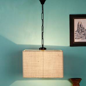 devansh Wells White Natural Fiber Hanging Light-picture-12