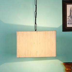 Bo Off-White Fabric Hanging Light-image-14