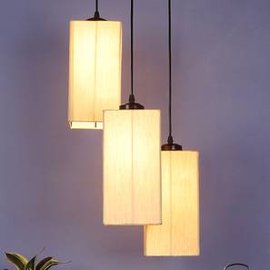 Santino Off White Fabric Cluster Hanging Light-image-31