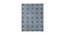 Roya Blue Geometric Hand-knotted Wool 6x4 Feet Carpet (Blue, 183 x 122 cm  (72" x 48") Carpet Size) by Urban Ladder - Design 1 Full View - 613518