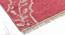 Gulabi Pink Geometric Hand-knotted Wool 6x4 Feet Carpet (Pink, 183 x 122 cm  (72" x 48") Carpet Size) by Urban Ladder - Cross View Design 1 - 613577