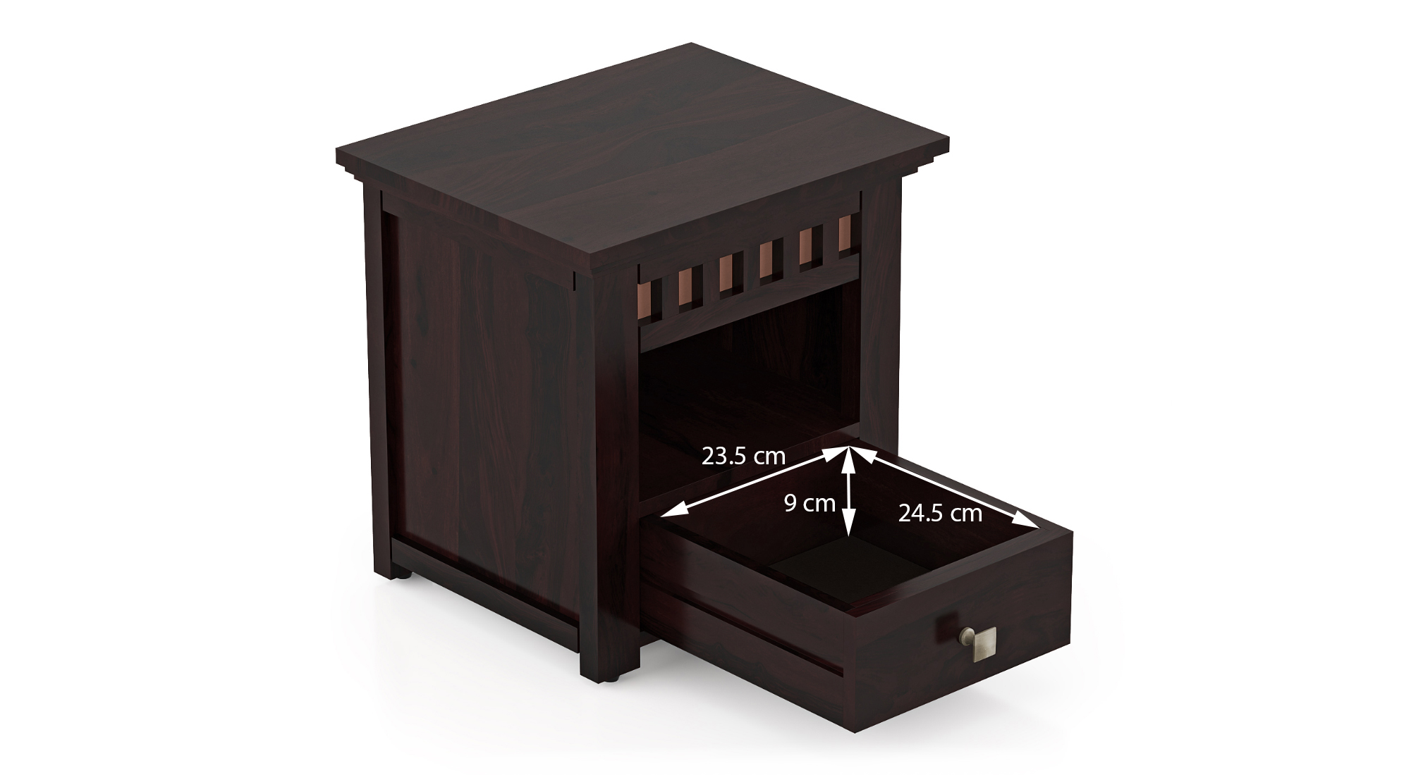Fidora bed side and end table   color mahogany 10