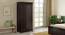 Fidora Solid Wood 2 Door Wardrobe (Mahogany Finish) by Urban Ladder - Front View Design 1 - 614002