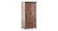 Fidora Solid Wood 2 Door Wardrobe (Teak Finish) by Urban Ladder - Design 1 Side View - 614023