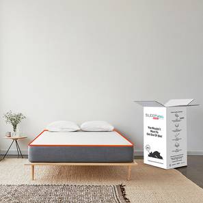 Double Bed Mattress Design Mat Multilayered Premium Orthopedic Memory Foam Mattress - Double Size (White, 8 in Mattress Thickness (in Inches), Double Mattress Type, 78 x 42 in Mattress Size)