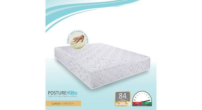 Posturematic Memory Foam Mattress - Double Size (White, 10 in Mattress Thickness (in Inches), 78 x 48 in (Standard) Mattress Size, Double Mattress Type) by Urban Ladder - Design 1 Full View - 617988