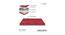 Soft Bounce 3-Fold Premium Orthopedic High Density Foam Mattress - Single Size (Single Mattress Type, 4 in Mattress Thickness (in Inches), 72 x 36 in Mattress Size, Maroon) by Urban Ladder - Design 1 Side View - 619749