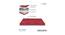 Soft Bounce 3-Fold Premium Orthopedic High Density Foam Mattress - Single Size (Single Mattress Type, 78 x 36 in (Standard) Mattress Size, 4 in Mattress Thickness (in Inches), Maroon) by Urban Ladder - Design 1 Side View - 619761