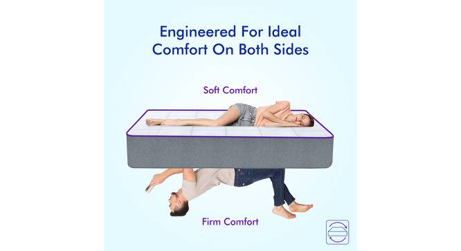 Orthopedic Dual Comfort - Hard & Soft High Resilience Foam Mattress - King Size (Blue, King Mattress Type, 8 in Mattress Thickness (in Inches), 72 x 72 in Mattress Size) by Urban Ladder - Front View Design 1 - 622060