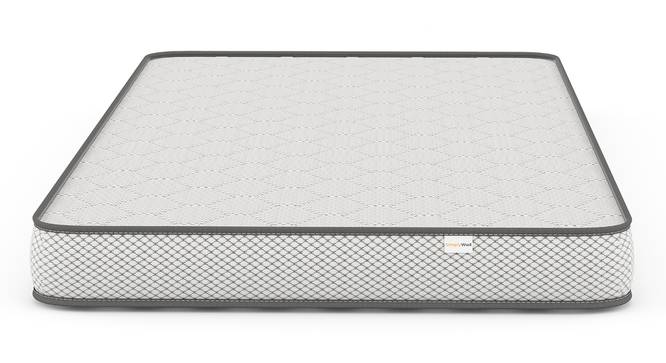 SimplyWud Essential Mattress (Single Mattress Type, 78 x 36 in (Standard) Mattress Size, 4 in Mattress Thickness (in Inches), White & Grey) by Urban Ladder - Design 1 Side View - 624263