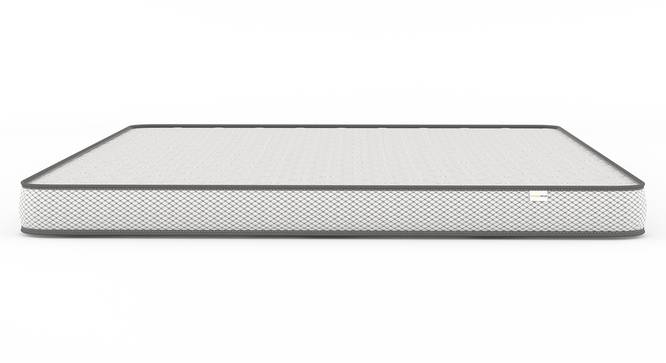 SimplyWud Essential Mattress (Queen Mattress Type, 4 in Mattress Thickness (in Inches), 78 x 60 in Mattress Size, White & Grey) by Urban Ladder - Design 1 Side View - 624264