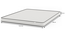 SimplyWud Essential Mattress (Queen Mattress Type, 4 in Mattress Thickness (in Inches), 78 x 60 in Mattress Size, White & Grey) by Urban Ladder - Design 1 Dimension - 624273