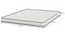 SimplyWud Essential Mattress (King Mattress Type, 4 in Mattress Thickness (in Inches), 78 x 72 in Mattress Size, White & Grey) by Urban Ladder - Design 1 Dimension - 624274