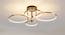 Rome Metal  Chandelier (Gold) by Urban Ladder - Front View Design 1 - 624316
