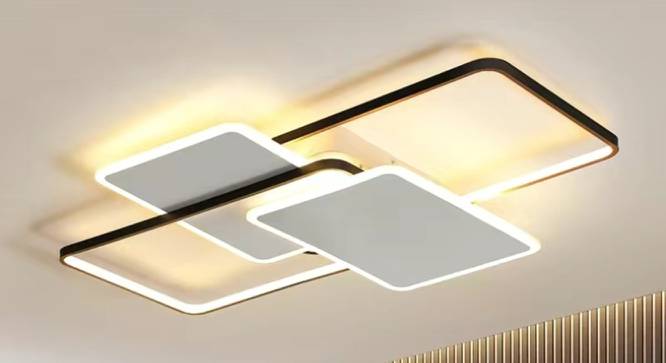 Skylark Metal  Chandelier (Gold) by Urban Ladder - Design 1 Side View - 624330