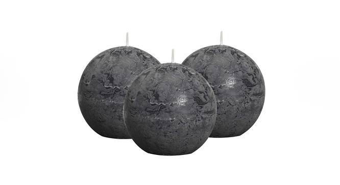 Joey Scented Candles - Set Of 3 (Black) by Urban Ladder - Front View Design 1 - 624453