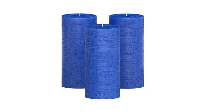 Ivy Scented Candles - Set Of 3 (Blue) by Urban Ladder - Design 1 Side View - 624480