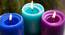 Aubrey Scented Candles - Set Of 3 (Blue) by Urban Ladder - Ground View Design 1 - 624488