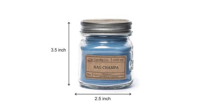 Iris Scented Candle (Blue) by Urban Ladder - Design 1 Dimension - 624505