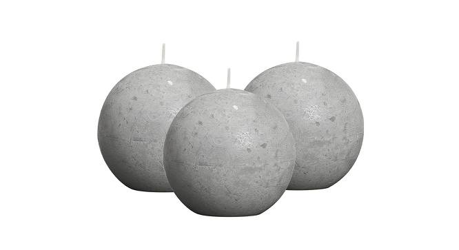 Jair Scented Candles - Set Of 3 (Light Grey) by Urban Ladder - Front View Design 1 - 624532