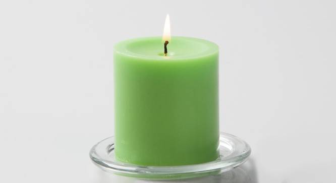 Trent Scented Candles - Set Of 3 (Light Green) by Urban Ladder - Design 1 Side View - 624561