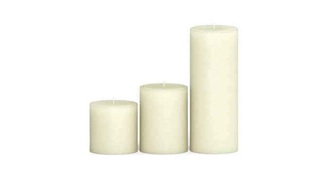 Hadley Scented Candles - Set Of 3 (Ivory) by Urban Ladder - Design 1 Side View - 624676