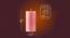 Eva Scented Candles - Set Of 3 (Pink) by Urban Ladder - Design 1 Dimension - 624700