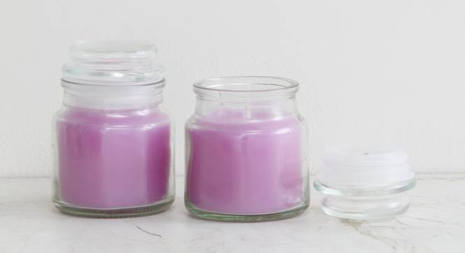 Calum Scented Candles - Set Of 2 (Purple) by Urban Ladder - Front View Design 1 - 624731