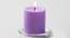 Davion Scented Candles - Set Of 3 (Light Purple) by Urban Ladder - Design 1 Side View - 624758