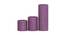 Rose Scented Candles - Set Of 3 (Purple) by Urban Ladder - Design 1 Side View - 624774